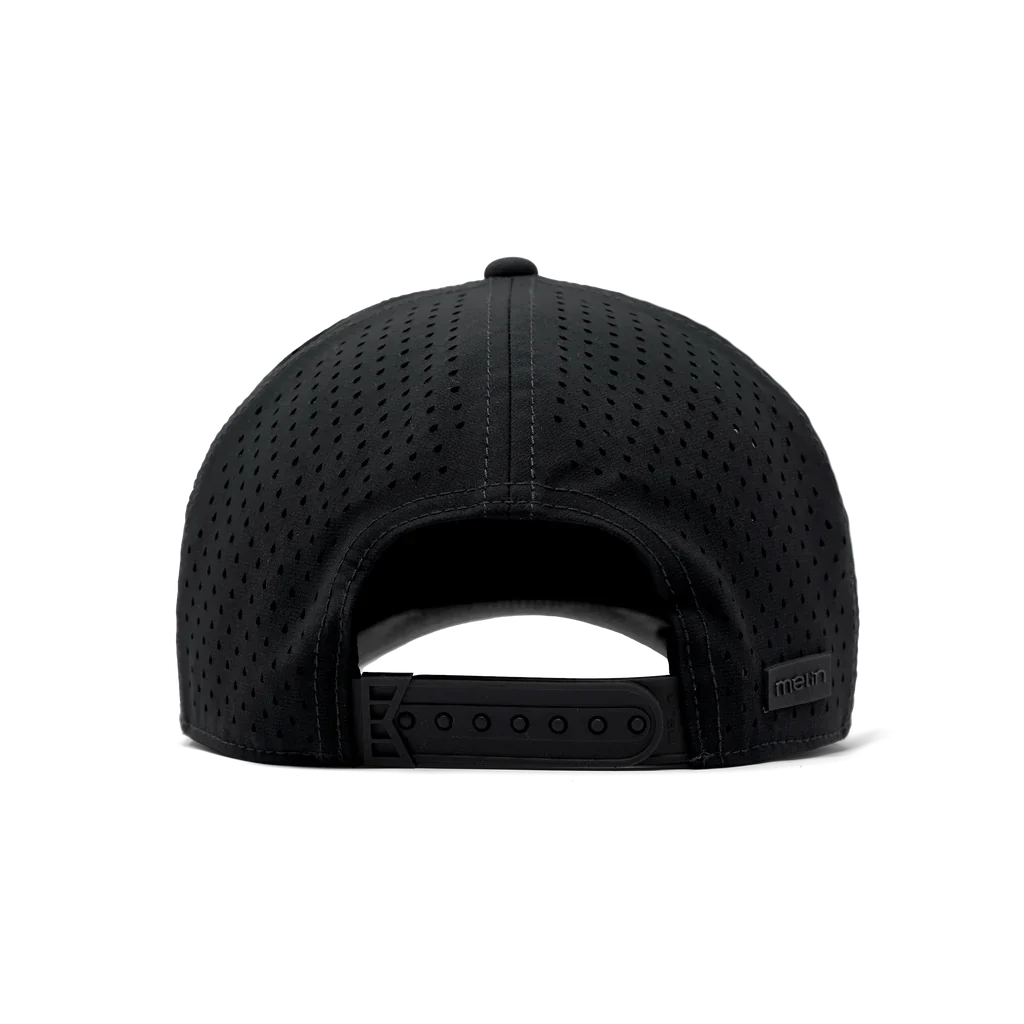 Melin Odyssey Stacked Hydro | Performance Snapback Hat | Black/Camo