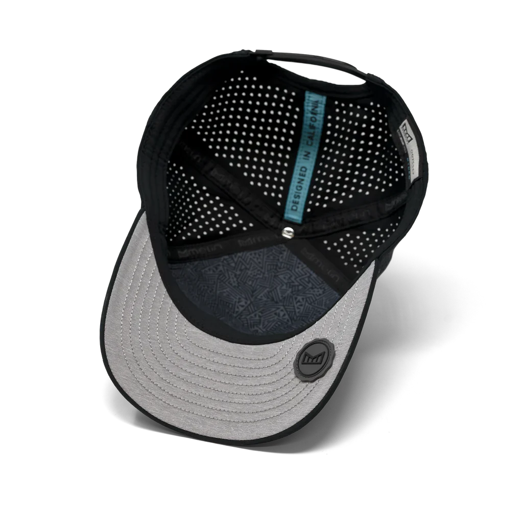 Melin Odyssey Stacked Hydro | Performance Snapback Hat | Black/Camo