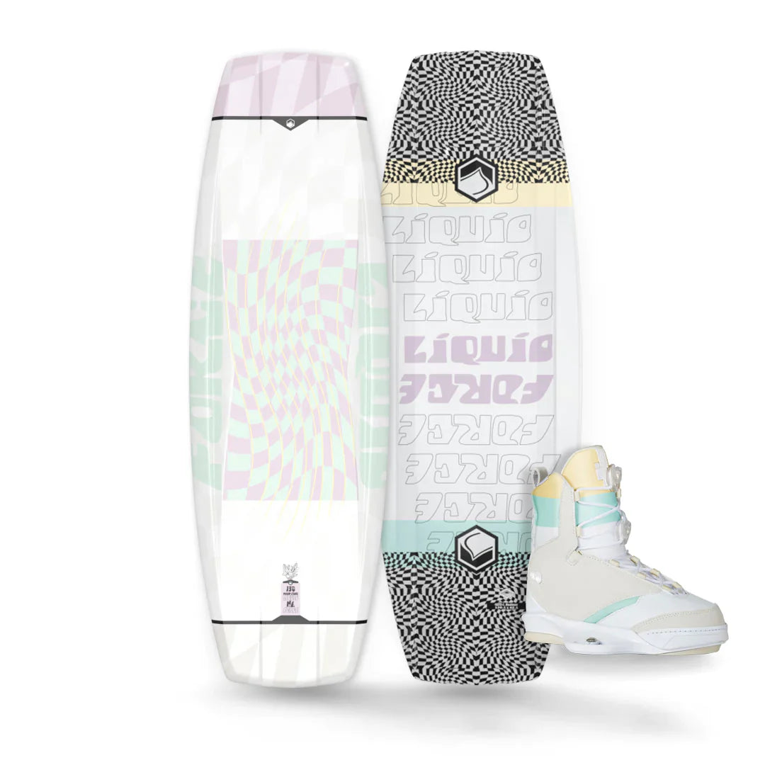 Liquid Force M. E. Wakeboard w/ Vida 6X Boots Package