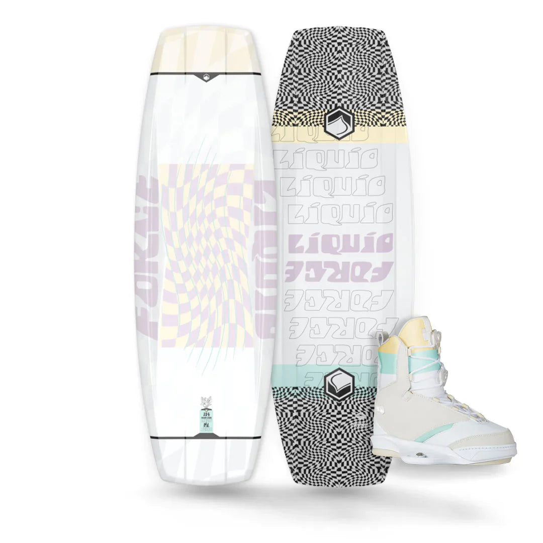 Liquid Force M. E. Wakeboard w/ Vida 6X Boots Package