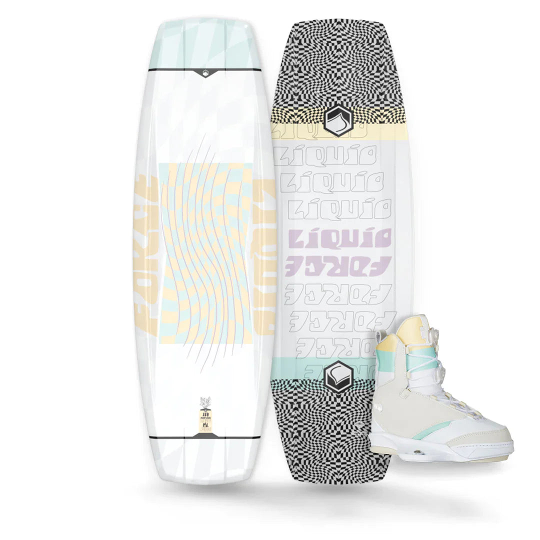 Liquid Force M. E. Wakeboard w/ Vida 6X Boots Package