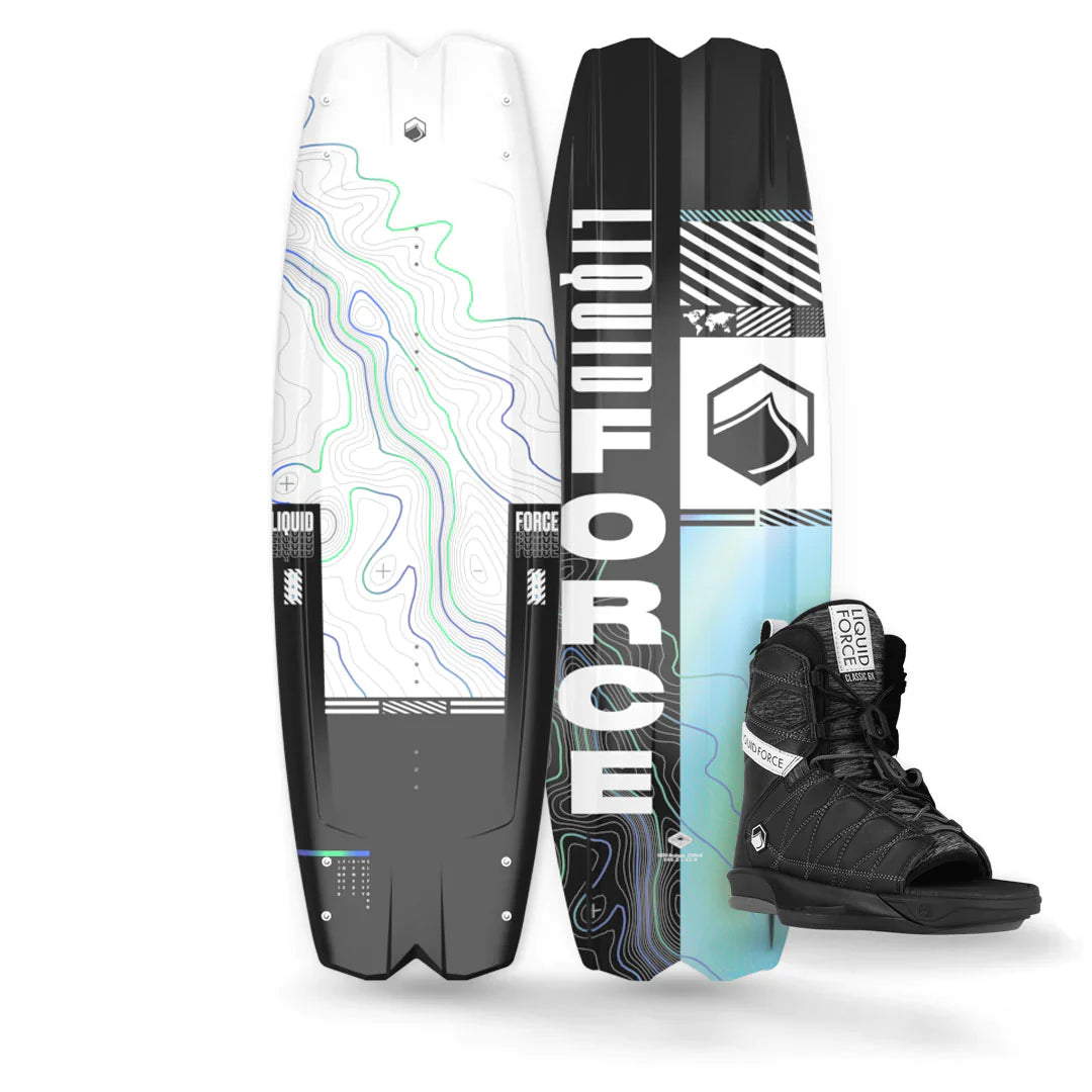 Liquid Force Remedy Wakeboard w/ Classic 6X OT Boots Package