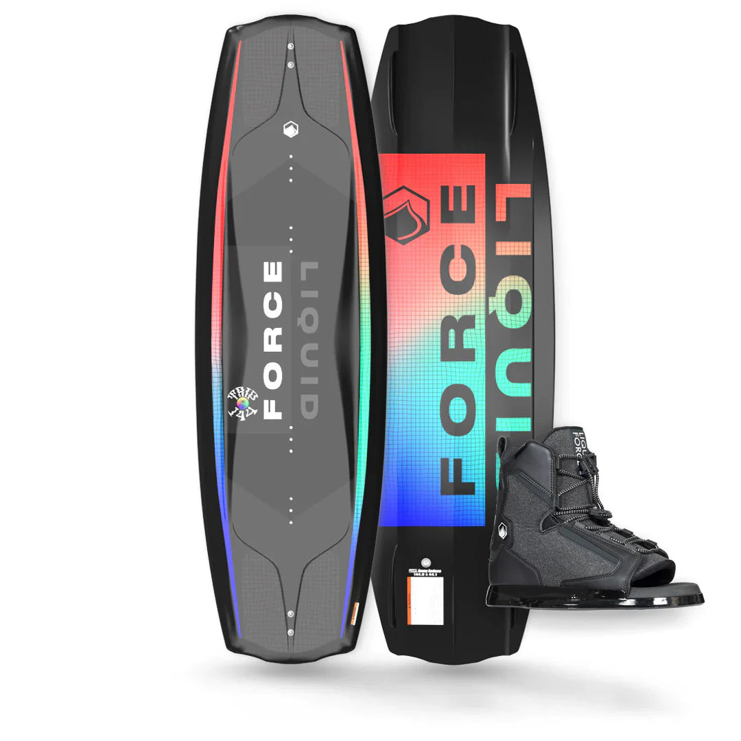 Liquid Force Trip Wakeboard w/ Index Boots Package