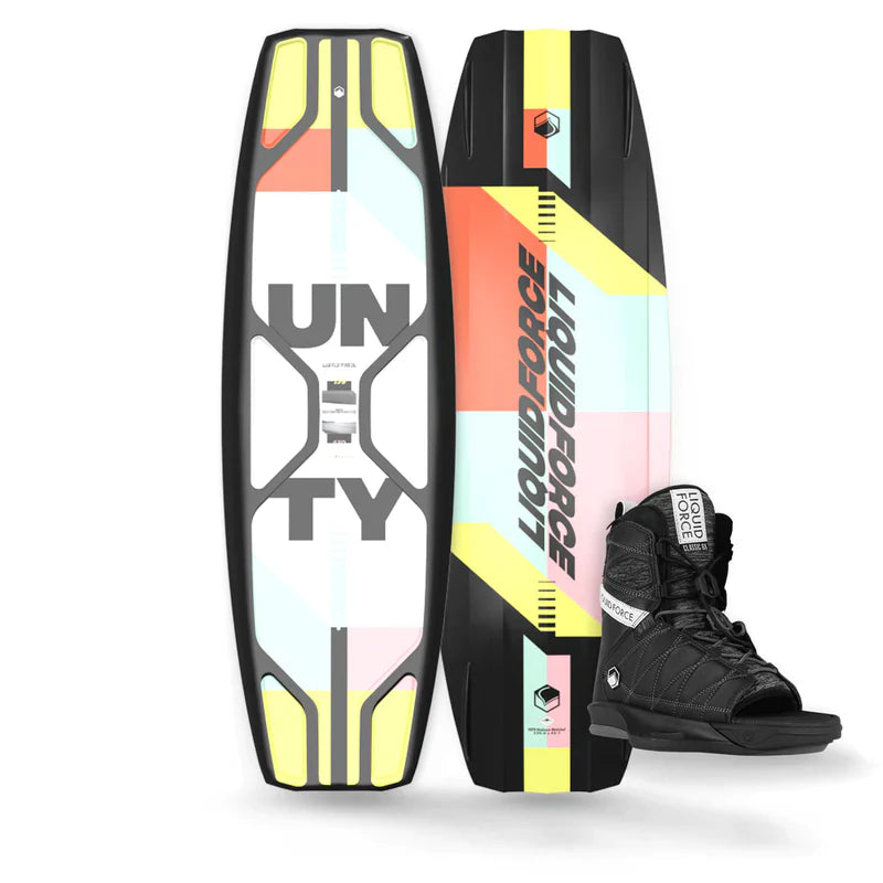 Liquid Force Unity Wakeboard w/ Classic 6X OT Boots Package